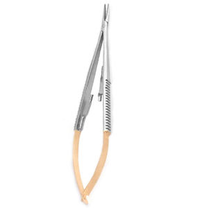 Demi or TC Castroviejo pince porte-aiguille Instruments chirurgicaux médicaux salle d'opération pince TC - Product Image 1