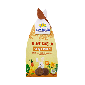 Caramelo Salado Govinda, Orgánico, Natural, Vegano, Sin Gluten, Hecho a Mano, Semi-Suave, Crujiente, de Temporada, para Pascua - Product Image 1