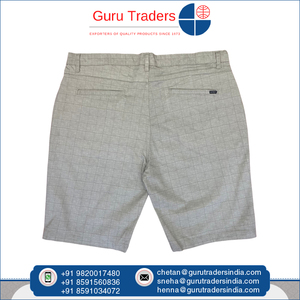 เทรนด์แฟชั่นล่าสุดคุณภาพที่เหนือกว่าสวมใส่ปกติเสื้อผ้าผู้ชายกางเกงขาสั้น Chino สําหรับผู้ชายพร้อมโลโก้ที่กําหนดเอง - Product Image 4