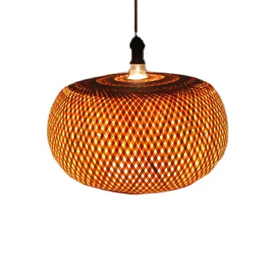 lamp for hotel restaurant/ beautiful handmade natural Bamboo pendant lamp shade. handicraft