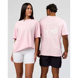 Camiseta Oversize de Algodón FLX - Marshmallow - Blanca con Logo Tejido - Product Image 1
