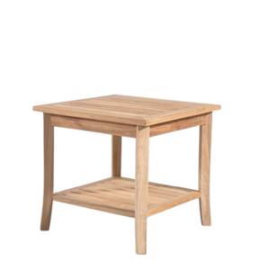 Table basse en bois de teck de style moderne de luxe pour le mobilier de jardin extérieur dans les hôtels - Product Image 6