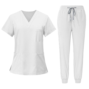 Ensembles d'uniformes hospitaliers personnalisés en gros Meilleur prix! Offre Spéciale gommages d'allaitement et manteaux de médecins avec marque privée! - Product Image 4