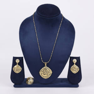 Conjunto de colgante de Latón chapado en oro Premium exclusivo, joyería ortodoxa religiosa de moda para mujer para compromiso de fiesta de boda - Product Image 1