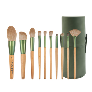Set Professionale di 10 Pennelli per Trucco con Setole Sintetiche Morbide, Pennelli a Ventaglio per il Viso, Collezione Completa di 14 Pezzi - Product Image 3