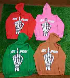 Fabricant OEM survêtement pour hommes survêtement en coton surdimensionné ensemble sweat à capuche et pantalon de survêtement à impression bouffante survêtements - Product Image 5