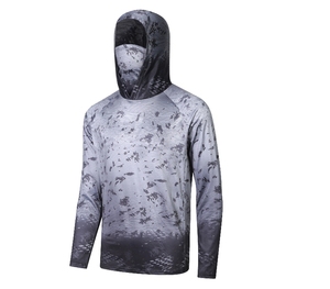 Camisetas de pesca con logotipo personalizado para hombre, ropa gráfica ligera de poliéster Spandex con características anti-UV y descoloridas por el sol - Product Image 2