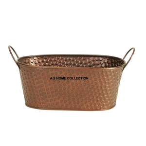 Maceta decorativa de metal de gran tamaño para el hogar y el jardín a la venta - Product Image 6