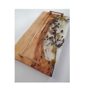 Planche à découper en bois d'acacia et de manguier artisanale avec des tailles personnalisées conçues pour une utilisation élégante à la maison et à l'hôtel Planche à fromage en résine - Product Image 1