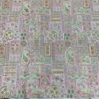 Tela de viscosa pura Kurta Koti Lehenga bordado natural elegante con patrón impreso y estilo tejido