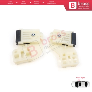 ชุดซ่อมมอเตอร์กระจกหน้าต่าง BWR178+BWR179 รุ่น R1+R2 สำหรับประตูหน้าขวา รถโปโล MK4 6Q 9A 9N 9N3 9A4 4/5 ประตู แฮทช์แบค ซีดาน 6Q4837 - Product Image 2