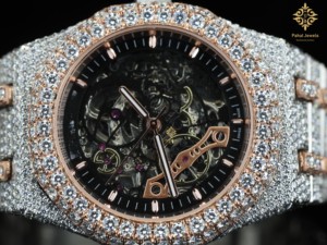 Reloj Mecánico de Lujo para Hombre, Marca de Alta Gama, con Moissanita VVS, Hecho a Mano, con Función de Fecha, Estilo Hip Hop, Diseño Elegante - Product Image 5