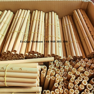 Pajitas de bambú ecológicas al por mayor/pajitas de fibra de bambú reutilizables de Eco2go Vietnam-sostenibles y naturales - Product Image 2