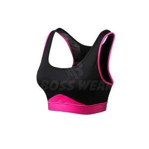 Sujetador Deportivo para Mujer WEAR con Logotipo Personalizado, Color Sólido, Ligero, de Spandex/Poliéster, con Características de Secado Rápido y Protección UV para Fitness - Product Image 1