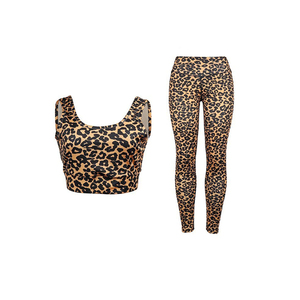 ชุดออกกำลังกายคอวีสำหรับผู้หญิงเลกกิ้งออกกำลังกายและเลกกิ้งโยคะระบายอากาศได้ดีแบบย้อนกลับลายสีนู้ด - Product Image 4