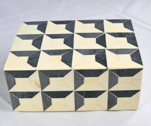 Luxury Bone Inlay <b>Jewellery</b> Storage Box Handmade Floral Pattern <b>Wooden</b> Jewelry Organizer High End Decorative Gift Customized - Product Image 1