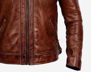 Fabrication de vêtements personnalisés en cuir 100% cuir de vachette naturel vestes en cuir de motard pour hommes et femmes à prix raisonnable - Product Image 6