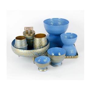 Bol décoratif en aluminium de dernière génération, forme ronde, taille personnalisée, bol de service alimentaire provenant du fabricant en Inde - Product Image 6