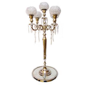 Decoración de suelo de lujo Metal único 5 brazos candelabros hecho a mano alto candelabro para decoración de fiestas y eventos - Product Image 5