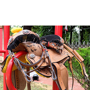 High Quality Premium <b>Leather</b> Western Horse Saddle Beautifully <b>Organised</b> Handmade Saddle - Product Image 2