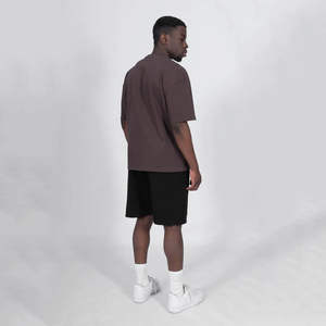 เสื้อยืดผู้ชายทรงโอเวอร์ไซส์ ผ้าถักเนื้อแน่น คุณภาพสูง 220 กรัม พิมพ์ลายดิจิทัล แบบสั่งทำพิเศษ ผ้าฝ้าย 100% - Product Image 5