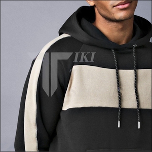 Sweatshirts à capuche pour hommes avec logo personnalisé sweatshirts à motif de style cordes sérigraphie simple sublimée sweatshirts brodés - Product Image 2