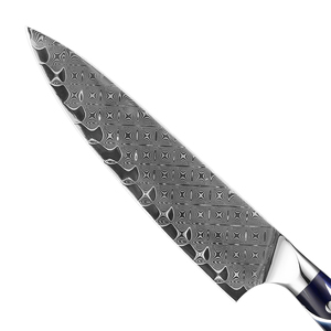 Cuchillo de chef de hoja fija de fábrica OEM y ODM personalizado al por mayor, herramienta de cocina de acero damasco, herramienta de corte de carne y verduras - Product Image 5