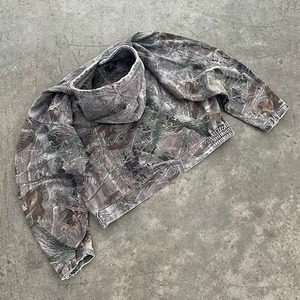 เสื้อมีฮู้ดโอเวอร์ไซส์ผ้าฝ้าย100% หนาลายพรางซักได้ลายพรางใส่ได้ทั้งชายและหญิง - Product Image 3