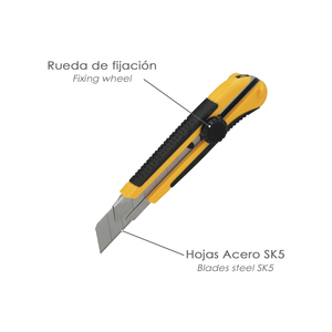 Taglierino Professionale con Lama in Acciaio SK5 da 25mm - Product Image 3