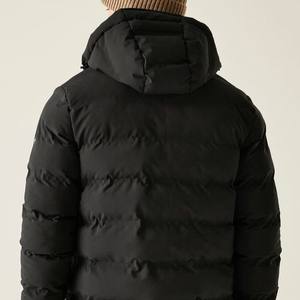 Veste matelassée imperméable pour hommes Manteau matelassé d'hiver rembourré à bulles en polyester vert Veste d'extérieur personnalisée pour hommes - Product Image 2