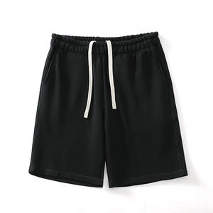 Shorts décontractés personnalisés pour hommes Sports d'été Running Black Sweat Shorts Hommes Cotton Terry FabricDDP expédition - Product Image 1