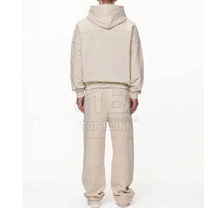 Survêtement de sport de gymnastique d'entraînement pour hommes de haute qualité personnalisé deux pièces 100% coton Jogging survêtement conceptions pour l'hiver - Product Image 6