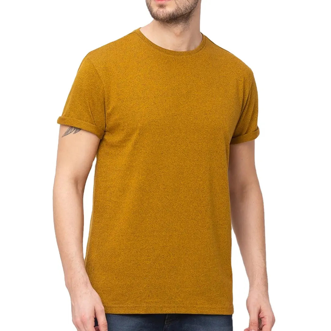 Men's Short sleeve T Shirt 100% Cotton Solid Color Direct Factory Manufacture O Neck Color Export From Bangladesh