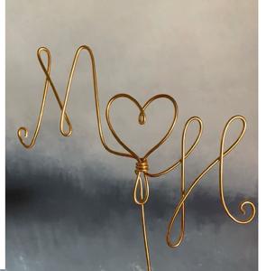 Soporte para tarjetas de metal marrón con diseño único Decoración de mesa minimalista Ideal Oficinas para bodas y eventos - Product Image 4