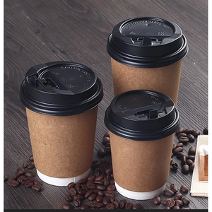 Vaso de papel Kraft marrón-Vaso de Papel Sostenible de Vietnam para café, té, jugo y más-A prueba de fugas y resistente a la grasa - Product Image 6