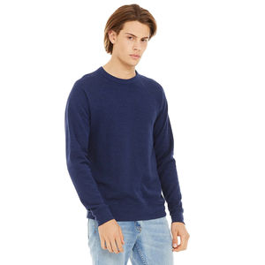 Pull-over à col rond 100% en coton pour hommes, sweat-shirt en polaire d'hiver, sweat-shirts à capuche longs avec logo brodé personnalisé - Product Image 4