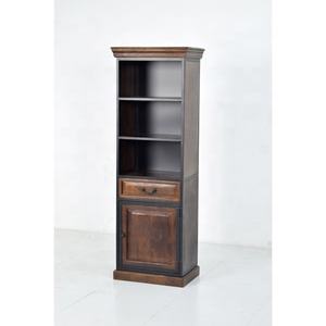 Gabinete de almacenamiento de madera de mango macizo de un solo cajón, estilo de diseño Industrial de hierro fuerte para sala de estar de granja, novedad de 2025 - Product Image 1