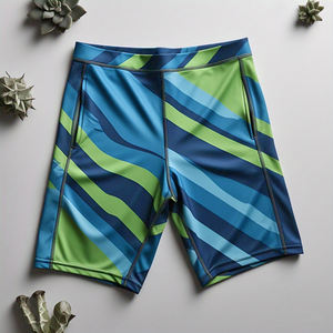 Shorts de compression de fitness pour hommes, taille haute élastique, shorts de sport ajustés, vêtements de sport pour hommes, shorts de compression - Product Image 4