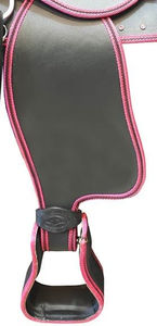 Sillín de cuero genuino Sillín de caballo de nuevo diseño para cómodo para caballo con logotipo personalizado Cuero genuino - Product Image 4