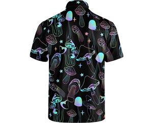 เสื้อสำหรับผู้ชายระบายความร้อนแบบแห้งพอดีตัวสำหรับกีฬากลางแจ้งปักลายพิมพ์ซับลิเมชันกันรอยยับ - Product Image 4