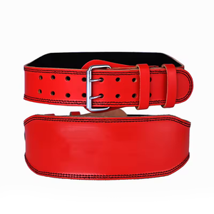 Cinturón de Peso Profesional de Cuero para Levantamiento de Pesas en Venta, Cinturón de Cuero Ligero para Entrenamiento de Levantamiento de Pesas para Hombre - Product Image 2