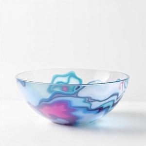 ชามเสิร์ฟเรซิ่นสไตล์โมเดิร์นผิวมันหมุนได้ลวดลายสีสันสดใสเครื่องใช้บนโต๊ะอาหารโมเดลนางฟ้า - Product Image 6