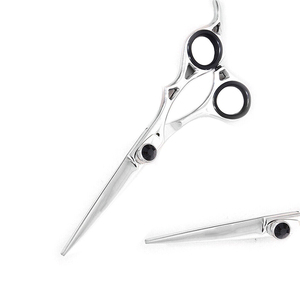 Kit de tijeras de peluquero de 5,5 pulgadas de la mejor calidad, pulido de espejo, maquinilla de afeitar de acero inoxidable, tijeras de corte adelgazantes para salón profesional - Product Image 4