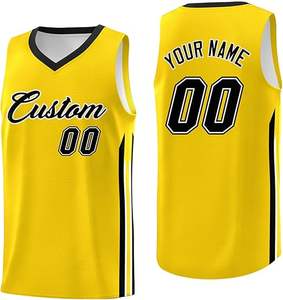Camisetas de baloncesto de moda para hombre, uniformes de equipo de diseño personalizado, tela de malla Reversible, proveedor OEM de alta calidad, venta al por mayor - Product Image 1