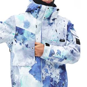 Venta al por mayor de encargo de los hombres de camuflaje chaqueta de esquí pantalones aislados impermeable Monteec Snowboard Softshell chaqueta a prueba de viento - Product Image 5