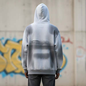 Sudaderas con Capucha Deportivas Transpirables con Cierre y Diseño Desgastado por el Sol, 100% Algodón, Manga Larga, para Hombre y Mujer, Precio al por Mayor, Envío Gratis - Product Image 3