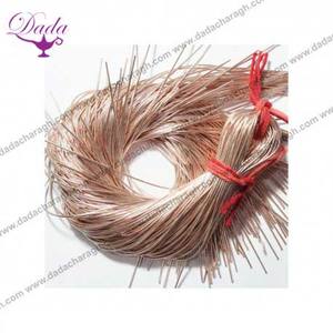 Fil de lingot de 1MM, fil français, fil métallique de couleur pêche - Product Image 2