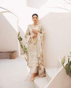 Salwar Kameez Chickenkari para Eid, Bodas y Playa - La Ropa Femenina Más Hermosa, Material de Viscosa, Absorbe la Humedad, Secado Rápido - Product Image 1