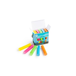 Craies géantes lavables non toxiques pour trottoir, lot de 15, 14 couleurs au choix, craies rondes pour dessin extérieur pour enfants - Product Image 1