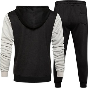 Custom Men's Full <b>Zip</b> <b>Hooded</b> Jogging Wear Tracksuit - Product Image 1